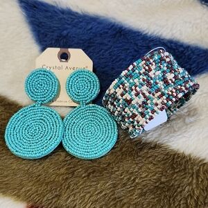 Earrings And Bracelet set NWT